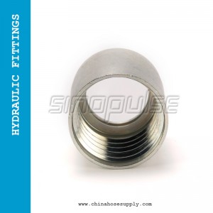 Non-Skive Multi-Purpose Hydraulic Hose Ferrule for both SAE100 R1AT and R2AT hose/Hose Collar/Hose sleeve 03310