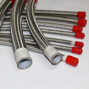 Low Bend Radius Hydraulic PTFE Hose SAE100 R14