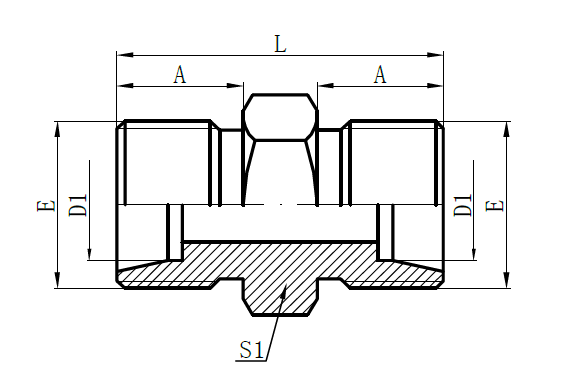 1C- Metric Male 24° L.T.