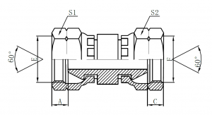 3B- BSP Female 60° Cone Seal