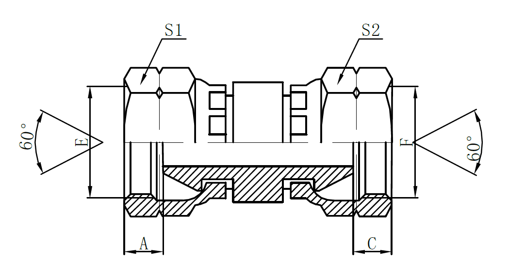 3B- BSP Female 60° Cone Seal