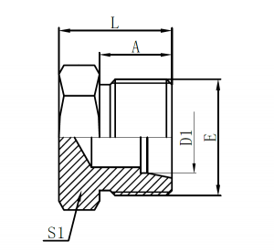 4C-Metric Female 24° L.T. Plug