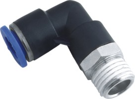 PL Male Elbow Push In to Connect Tube—One touch tube fittings