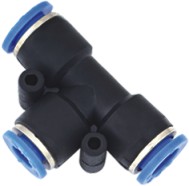 PTG Union tee reducer- one touch tube fittings