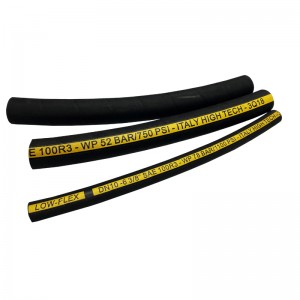 Brake Fluid Resistant Hydraulic Oil Hose SAE100 R3