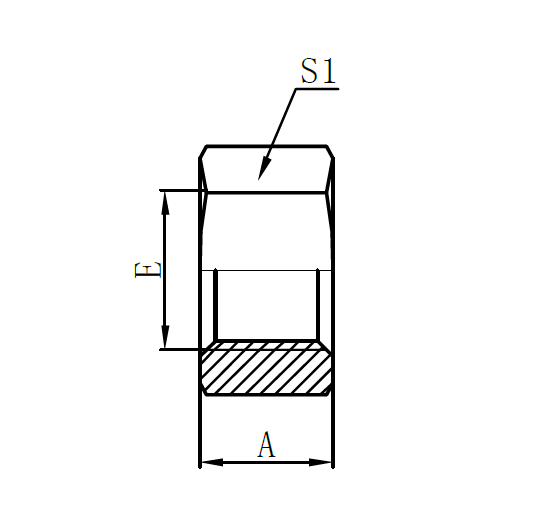 8B- BSP Lock Nut
