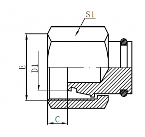 9C-Metric Female 24° L.T. Plug