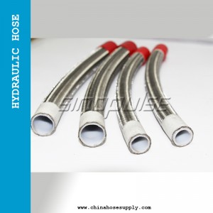 Low Bend Radius Hydraulic PTFE Hose SAE100 R14