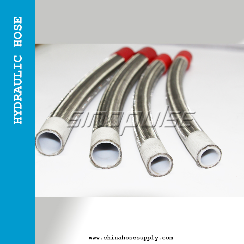 Low Bend Radius Hydraulic PTFE Hose SAE100 R14