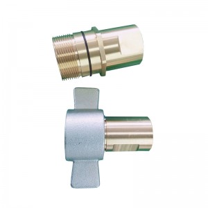THREAD TO CONNECT UNDER PRESSURE COUPLINGS(BRASS)/Acoples Hidraulicos Tuerca de Mariposa