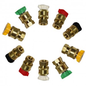 High pressure washer hydraulic hose fittings