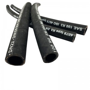 Fiber Reinforced Hydraulic Hose SAE100 R6 Cloth Surface