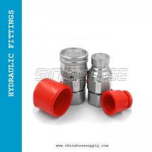 Flat face hydraulic quick couplings (carbon steel)/international intercange ISO 16028