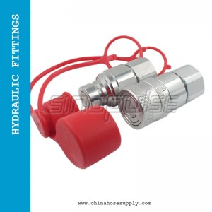 Flat face hydraulic quick couplings (carbon steel)/international intercange ISO 16028