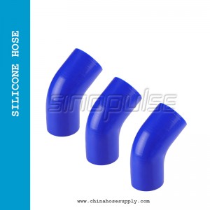 High Temperature Pressure Silicone 45 degrees Elbow Hose SAEJ20