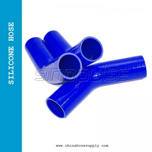 High Temperature Pressure Silicone 45 degrees Elbow Hose SAEJ20