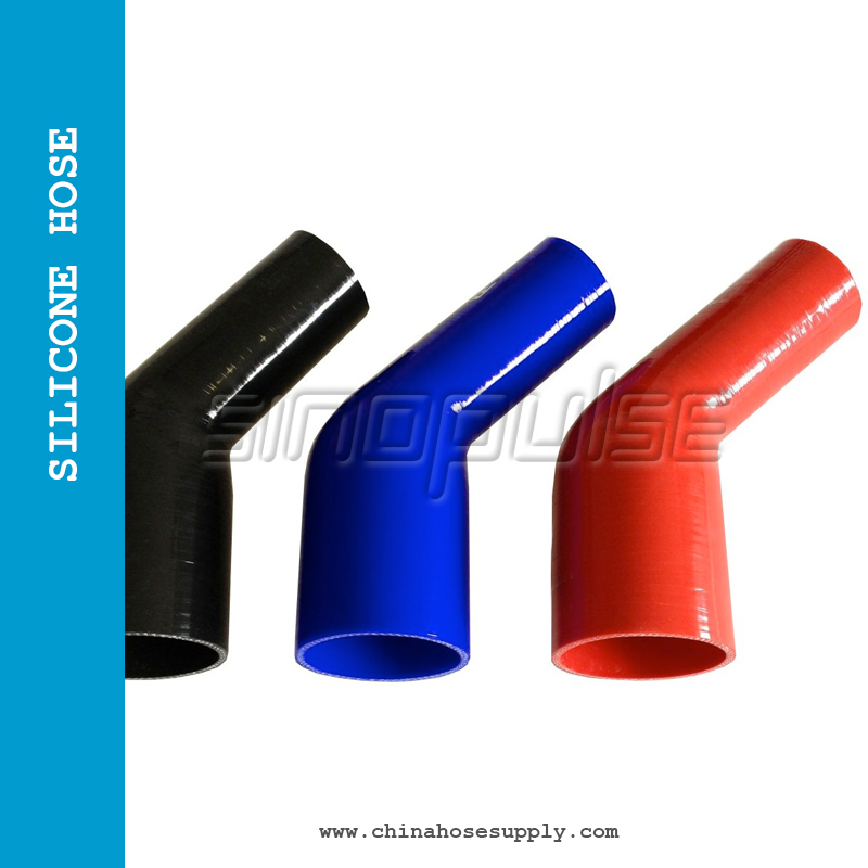 High Pressure Silicone 45 degrees Elbow Reducer SAE J20