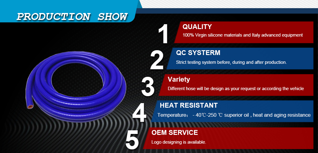 silicone heater hose product show-1
