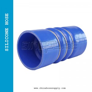 High Temperature Resistant Silicone Hump Hose With Rings SAE J20