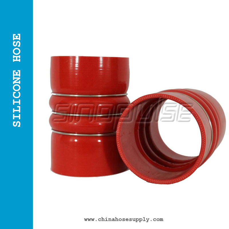 High Temperature Resistant Silicone Hump Hose With Rings SAE J20