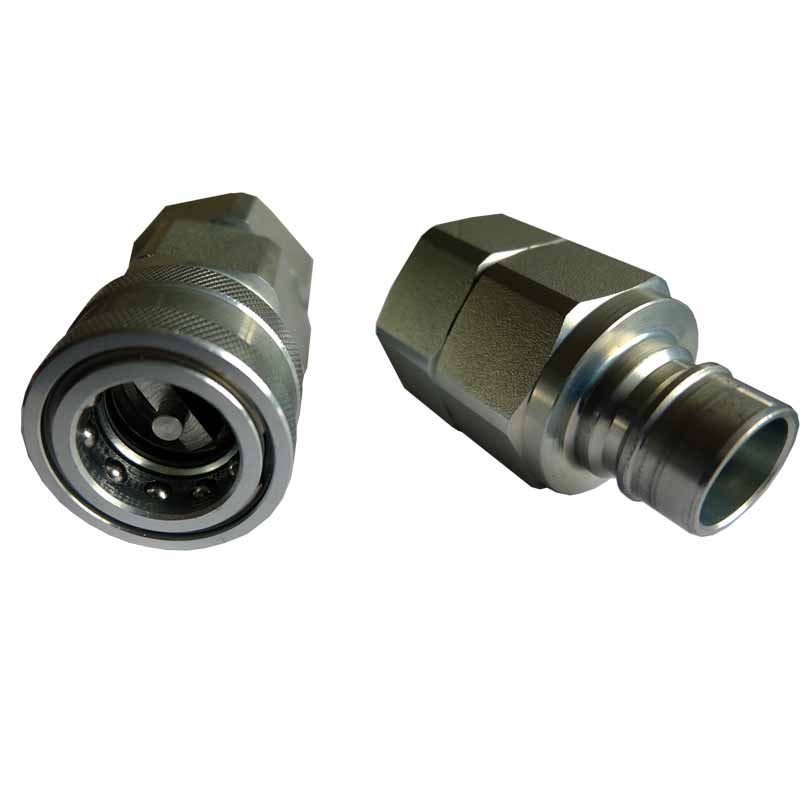 KZB ISO 7241 B SERIES HYDRAULIC QUICK COUPLINGS (STEEL)